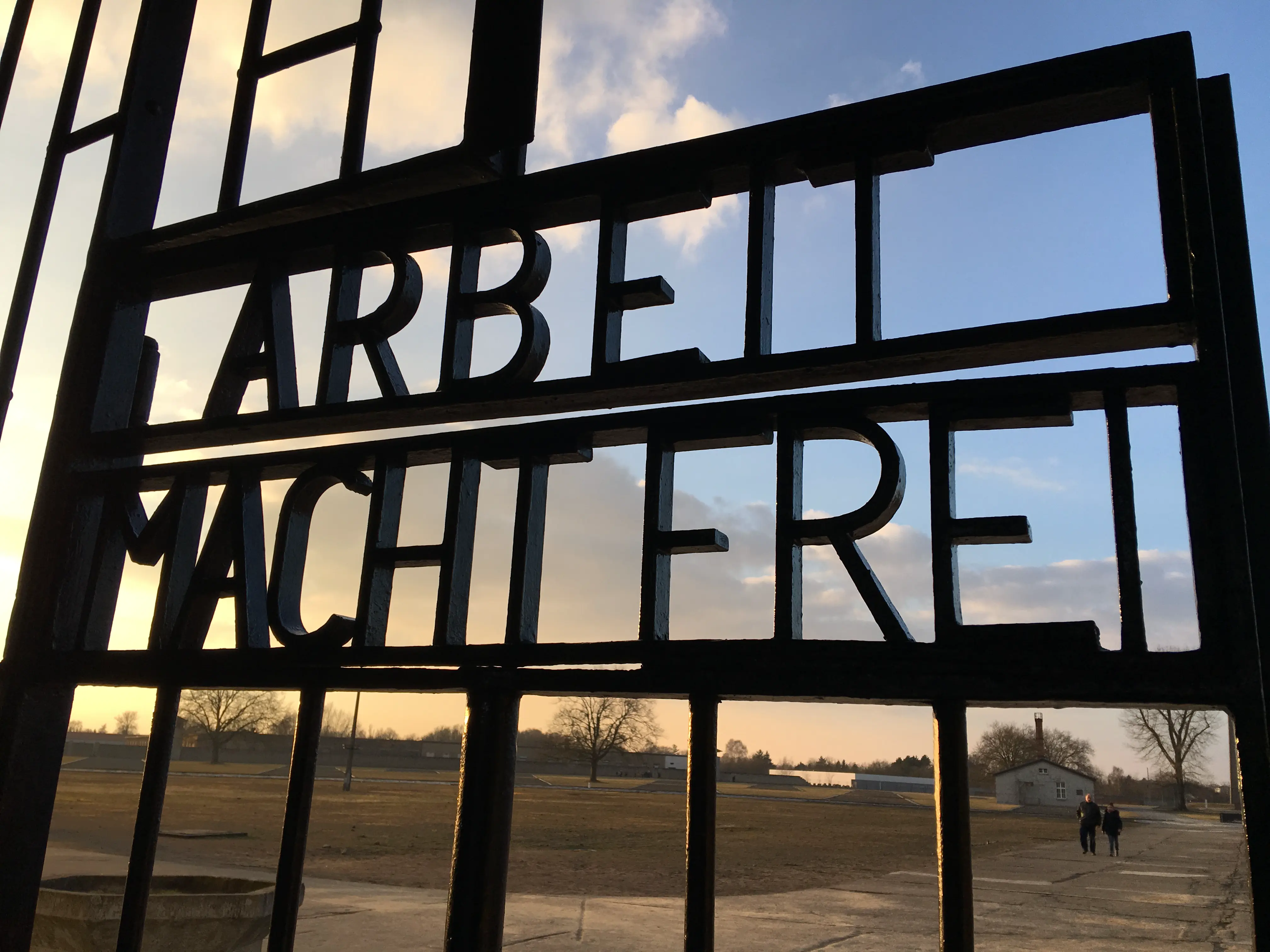 The gates of Sachsenhausen concentration camp