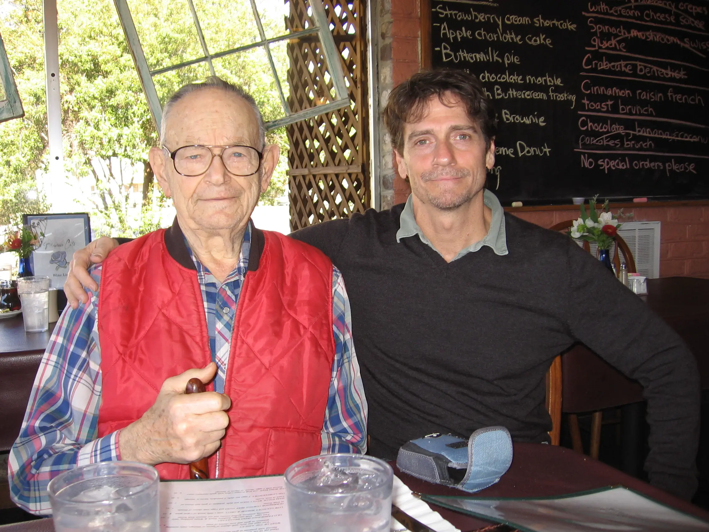 With Norman Fellman, American WWII veteran and Holocaust survivor